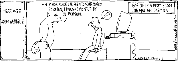 mailer daemon visits