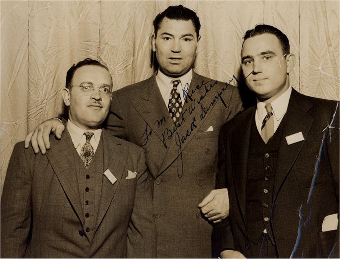 Jack Dempsey autograph