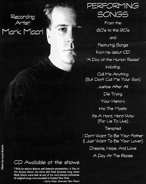 Mark Macri, solo musician